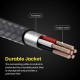 Portronics iKonnect C MAX USB C to 3.5mm Audio Adapter Hi-Fi Stereo Type C to Aux Headphone Male Cord Car Auxiliary Cable Compatible with iPhone 15 Pro Max/15 Pro/15 Plus -1 mtr length (Black)