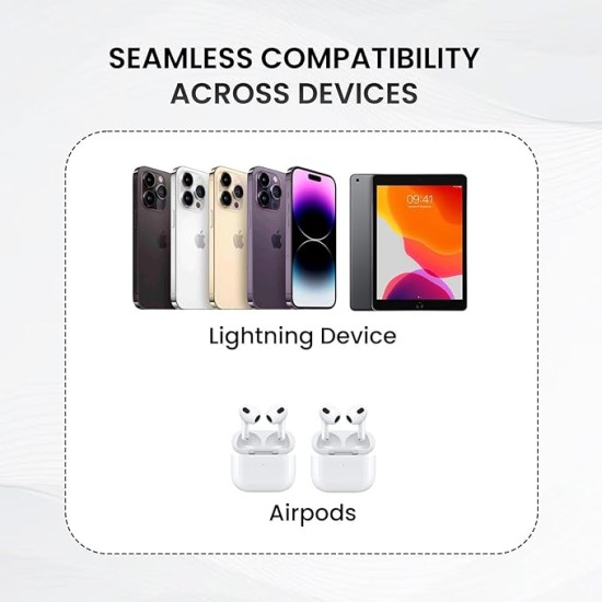 Portronics Konnect X Type C to 8-Pin 27W Fast Charging Cable, Premium TPE Material, Support to all Lightning Devices 1M Length(White) Portronics Konnect X Type C to 8-Pin 27W Fast Charging Cable, Premium TPE Material, Support to all Lightning Devices 1M Length(White)