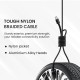 Portronics Konnect X 27W Type C to 8 Pin Fast Charging Strong Braided Cable, Metal Heads, 1M Length, Supports all 8 Pin & Lightning Devices (Black) Portronics Konnect X 27W Type C to 8 Pin Fast Charging Strong Braided Cable, Metal Heads, 1M Length, Supports all 8 Pin & Lightning Devices (Black)