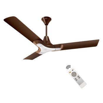 RR Signature New York Brooklyn 5 Star BLDC Ceiling Fan with Remote I High Speed I Ceiling Fan for Home Ale Brown