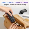 (Refurbished) Portronics Mobot Clip Mobile Holder with 360° Adjustable Angles, Light Weight, Pocket Friendly, Mobile Stand for Table/Video Recording/Vlogging, Compatible with 4 to 6.4 inch Smartphones (Black) (Refurbished) Portronics Mobot Clip Mobile Holder with 360° Adjustable Angles, Light Weight, Pocket Friendly, Mobile Stand for Table/Video Recording/Vlogging, Compatible with 4 to 6.4 inch Smartphones (Black)