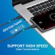 Portronics Konnect Link C Square 60W Type C to Type C Fast Charging PD Cable with 480Mbps Data Sync Compatible with Smartphones, iPhone 15 series, MacBook and Other Type C devices 1M Length(Black)