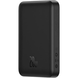 Magnetic Mini Air Power Bank Baseus 10000 mAh 20 W (Black)