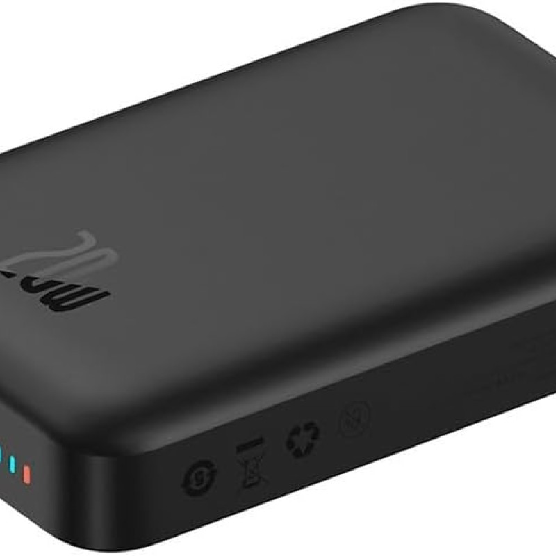 Magnetic Mini Air Power Bank Baseus 10000 mAh 20 W (Black) Magnetic Mini Air Power Bank Baseus 10000 mAh 20 W (Black)