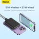 Magnetic Mini Air Power Bank Baseus 10000 mAh 20 W (Black)