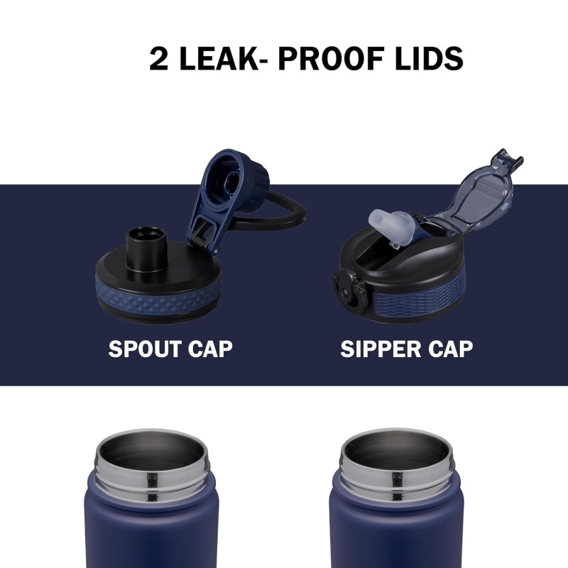 Pigeon by Stovekraft Rush Thermos Stainless Steel Sipper Flask 750ml with Straw,Cleaner and Additional Screw Cap| 24 Hours Hot and Cold|Ideal Usage for Office Men/Women|School/College|Travel|Blue Pigeon by Stovekraft Rush Thermos Stainless Steel Sipper Flask 750ml with Straw,Cleaner and Additional Screw Cap| 24 Hours Hot and Cold|Ideal Usage for Office Men/Women|School/College|Travel|Blue