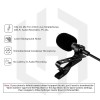 HUMBLE HB-M01 Lavalier Lapel Condenser Mic for Android, USB 3.5MM Microphone for YouTube Vlogging Facebook Interview Livestream Video Recording and All(1.5 Meter) Pack of 2 HUMBLE HB-M01 Lavalier Lapel Condenser Mic for Android, USB 3.5MM Microphone for YouTube Vlogging Facebook Interview Livestream Video Recording and All(1.5 Meter) Pack of 2