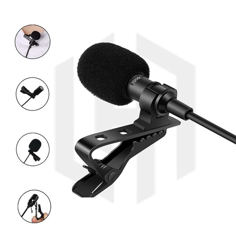 HUMBLE HB-M01 Lavalier Lapel Condenser Mic for Android, USB 3.5MM Microphone for YouTube Vlogging Facebook Interview Livestream Video Recording and All(1.5 Meter) Pack of 2 HUMBLE HB-M01 Lavalier Lapel Condenser Mic for Android, USB 3.5MM Microphone for YouTube Vlogging Facebook Interview Livestream Video Recording and All(1.5 Meter) Pack of 2