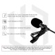 HUMBLE HB-C01 Lavalier Lapel Condenser Mic for Android, USB Type C Microphone for YouTube Vlogging Facebook Interview Livestream Video Recording and All(1.5 Meter) Pack of 2