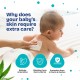 Kidsmate Gentle Care Baby Wipes | Soft & Thick Wet Wipes for Babies | Aloe Vera Moisturizing Wipes for Delicate Skin | Prevents Rashes & Redness | Alcohol & Soap-Free (80 count Pack of 3)