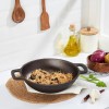 Cast Iron Pre Seasoned Pan Cast Iron Deep Kadhai, 10 Inches (25 cm), Black, 100% Toxin-Free, Naturally Non-Stick, Long Lasting. Cast Iron Pre Seasoned Pan Cast Iron Deep Kadhai, 10 Inches (25 cm), Black, 100% Toxin-Free, Naturally Non-Stick, Long Lasting.