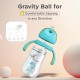 R for Rabbit Tritan Dino 320ml Baby Straw Sipper for Kids | Twin Handle Non Toxic BPA Free Soft Silicone Straw Sippy Bottle | Leak Proof Drinking Sippy Cup for 12+ Months Babies (Yellow Blue)
