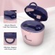 R for Rabbit First Feed Crescent Storage Meal Box with Spoon and Leveler for Baby | Non-Toxic BPA Free Kids Milk Powder Box Multi-Functional Snack/Fruit Container 310 Gram Capacity (Pink)