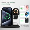 (Refurbished) Portronics Freedom Fold 3 15W 3 in 1 Foldable MagSafe Compatible Wireless Charger for iPhone 12 & Above Series, Apple Watches & AirPods with Premium PU Leather, 1M Type C Charging Cable(Black) (Refurbished) Portronics Freedom Fold 3 15W 3 in 1 Foldable MagSafe Compatible Wireless Charger for iPhone 12 & Above Series, Apple Watches & AirPods with Premium PU Leather, 1M Type C Charging Cable(Black)