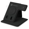 (Refurbished) Portronics Freedom Fold 3 15W 3 in 1 Foldable MagSafe Compatible Wireless Charger for iPhone 12 & Above Series, Apple Watches & AirPods with Premium PU Leather, 1M Type C Charging Cable(Black) (Refurbished) Portronics Freedom Fold 3 15W 3 in 1 Foldable MagSafe Compatible Wireless Charger for iPhone 12 & Above Series, Apple Watches & AirPods with Premium PU Leather, 1M Type C Charging Cable(Black)