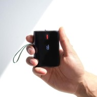 boAt Energyshroom PB300 Air 10000 Mah 22.5W USB Type C Pocket Size Power Bank with Compact & Lightweight Design,LED Battery Display,12 Layer Smart IC Protection & Smart Power Management(Carbon Black) boAt Energyshroom PB300 Air 10000 Mah 22.5W USB Type C Pocket Size Power Bank with Compact & Lightweight Design,LED Battery Display,12 Layer Smart IC Protection & Smart Power Management(Carbon Black)