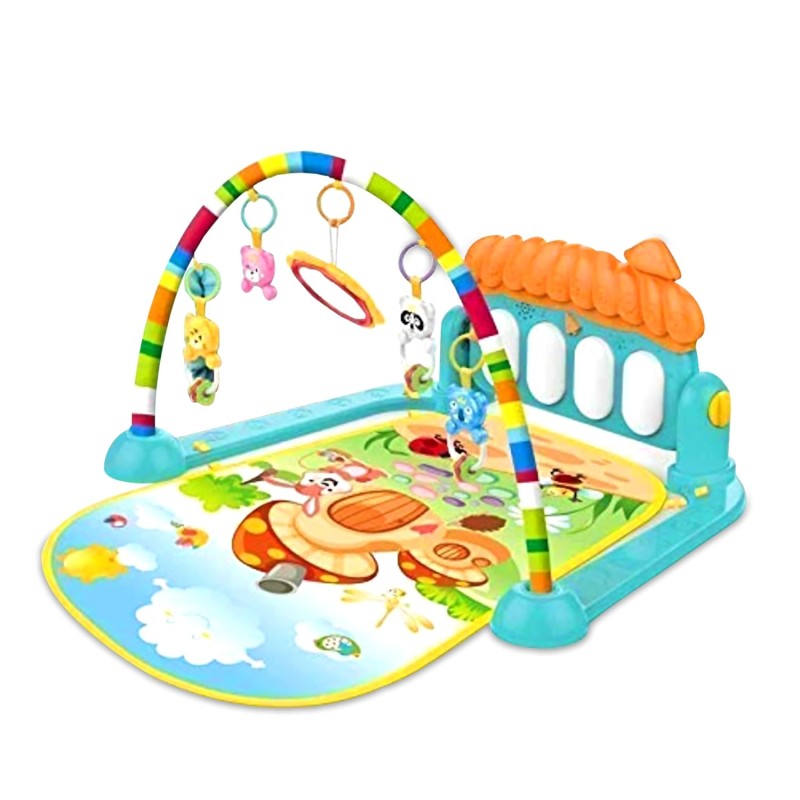 Kidsmate Piano Play Gym | Play Mat for Babies 0 to 3 Years | New Born Baby Gifts | Baby Mats for Floor | Hanging Toy, Interactive Lights, & Engaging Tunes Musical Mat for Kids (Sea Green) Kidsmate Piano Play Gym | Play Mat for Babies 0 to 3 Years | New Born Baby Gifts | Baby Mats for Floor | Hanging Toy, Interactive Lights, & Engaging Tunes Musical Mat for Kids (Sea Green)