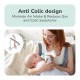R for Rabbit First Feed 250 ml Baby Feeding PP Bottle with Anti-Colic Wide Neck, BPA Free Soft Silicone Nipple, Milk Feeder for New Born/Infants/Toddler Kids of 6+ Months (Lake Blue)