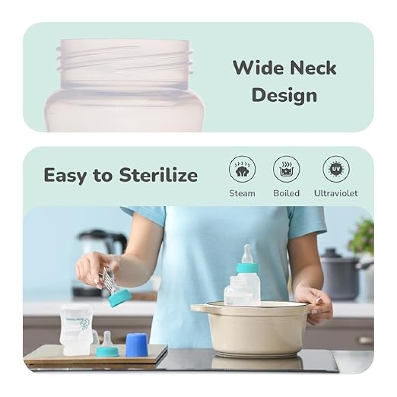 R for Rabbit First Feed 250 ml Baby Feeding PP Bottle with Anti-Colic Wide Neck, BPA Free Soft Silicone Nipple, Milk Feeder for New Born/Infants/Toddler Kids of 6+ Months (Lake Blue) R for Rabbit First Feed 250 ml Baby Feeding PP Bottle with Anti-Colic Wide Neck, BPA Free Soft Silicone Nipple, Milk Feeder for New Born/Infants/Toddler Kids of 6+ Months (Lake Blue)