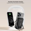 (Refurbished) Boat Energyshroom PB330 MagnaCharge 10000 mAh Magnetic Wireless Power Bank w/ 15W Wireless Charging, Metal Stand,Magnacharge Ring for iPhone and Android Phones w/Wireless Charge(White) (Refurbished) Boat Energyshroom PB330 MagnaCharge 10000 mAh Magnetic Wireless Power Bank w/ 15W Wireless Charging, Metal Stand,Magnacharge Ring for iPhone and Android Phones w/Wireless Charge(White)