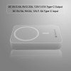(Refurbished) ZEBRONICS MW63 Wireless Power Bank, 10000 mAh, Super Fast Charging, Magsafe, Outputs - 20W Wired | 15W Wireless, Type C PD, Built in Protections, LED Indicator, Compatible with iPhone -USB Type C