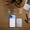 (Refurbished) ZEBRONICS MW63 Wireless Power Bank, 10000 mAh, Super Fast Charging, Magsafe, Outputs - 20W Wired | 15W Wireless, Type C PD, Built in Protections, LED Indicator, Compatible with iPhone -USB Type C