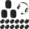 CareFlection Mini Microphone Windscreens Mic Foam Covers for Lapel Lavalier Headset miike, Studio - High Density Protection : Noise pop Filter Black, Pack of 2 pcs (A Type) CareFlection Mini Microphone Windscreens Mic Foam Covers for Lapel Lavalier Headset miike, Studio - High Density Protection : Noise pop Filter Black, Pack of 2 pcs (A Type)