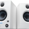 PreSonus Eris 3.5 2nd Gen HD Professional Studio Monitors with 3.5" Woven Composite Woofer, 1" Silk-Dome Tweeter, 50W Class AB Power and Tuning Controls (Auxillary) - Pair (White)