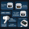 (Refurbished) HAMMER Screen TWS Earbuds Wireless with 13mm Drivers, ANC Ear Buds 32dB, up to 50H Playtime TWS Ear Buds, Type-C Fast Charging, BT v5.4, True Wireless Earbuds Bluetooth,Transparency & EQ Mode (White) (Refurbished) HAMMER Screen TWS Earbuds Wireless with 13mm Drivers, ANC Ear Buds 32dB, up to 50H Playtime TWS Ear Buds, Type-C Fast Charging, BT v5.4, True Wireless Earbuds Bluetooth,Transparency & EQ Mode (White)