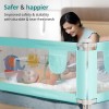 LuvLap Bed Rail Guard for Baby/Kids Safety, 180cm x 72 cm(6ft x 2.3ft), Portable & Foldable, Baby Safety Essential, Adjustable Height, Attractive Cartoon Prints, fits All Bed Sizes (Blue- Printed) LuvLap Bed Rail Guard for Baby/Kids Safety, 180cm x 72 cm(6ft x 2.3ft), Portable & Foldable, Baby Safety Essential, Adjustable Height, Attractive Cartoon Prints, fits All Bed Sizes (Blue- Printed)