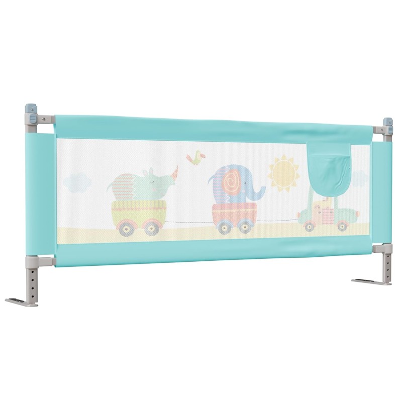 LuvLap Bed Rail Guard for Baby/Kids Safety, 180cm x 72 cm(6ft x 2.3ft), Portable & Foldable, Baby Safety Essential, Adjustable Height, Attractive Cartoon Prints, fits All Bed Sizes (Blue- Printed) LuvLap Bed Rail Guard for Baby/Kids Safety, 180cm x 72 cm(6ft x 2.3ft), Portable & Foldable, Baby Safety Essential, Adjustable Height, Attractive Cartoon Prints, fits All Bed Sizes (Blue- Printed)