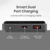 Portronics Luxcell B 10K 10000 mAh 22.5W Fast Charging Power Bank, Ultra Slim Power Bank with Mach USB-A Output, Type C PD Output, Type C Input, Wake Up Button(Black) Portronics Luxcell B 10K 10000 mAh 22.5W Fast Charging Power Bank, Ultra Slim Power Bank with Mach USB-A Output, Type C PD Output, Type C Input, Wake Up Button(Black)