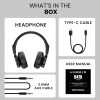 (Refurbished) HAMMER New Launch Bash Lite Bluetooth Over The Ear Headphones with Wireless and Wired Mode, Mic, Deep Bass, 40mm Drivers, 10 Hours Playtime, Bluetooth v5.3 Headset Best for Travel, Gym, Gaming(Black) (Refurbished) HAMMER New Launch Bash Lite Bluetooth Over The Ear Headphones with Wireless and Wired Mode, Mic, Deep Bass, 40mm Drivers, 10 Hours Playtime, Bluetooth v5.3 Headset Best for Travel, Gym, Gaming(Black)