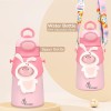 R for Rabbit Steebo Zoobie Premium Stainless Steel Water Sipper for Baby, Spill Proof BPA Free Soft Silicone Straw Drinking Sipper for Kids of 12+ Months (550ml, Pink Bunny) R for Rabbit Steebo Zoobie Premium Stainless Steel Water Sipper for Baby, Spill Proof BPA Free Soft Silicone Straw Drinking Sipper for Kids of 12+ Months (550ml, Pink Bunny)