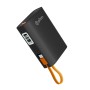 (Refurbished) pTron Dynamo Rush 10000mAh 22.5W Nano Power Bank, Compact Size Fast Charging, Supports VOOC/Wrap/Dash USB Charging, 20W PD Fast Charging, USB Type-C Input Cable, 2 Output Ports & BIS Certified (Black)