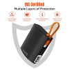 (Refurbished) pTron Dynamo Rush 10000mAh 22.5W Nano Power Bank, Compact Size Fast Charging, Supports VOOC/Wrap/Dash USB Charging, 20W PD Fast Charging, USB Type-C Input Cable, 2 Output Ports & BIS Certified (Black) (Refurbished) pTron Dynamo Rush 10000mAh 22.5W Nano Power Bank, Compact Size Fast Charging, Supports VOOC/Wrap/Dash USB Charging, 20W PD Fast Charging, USB Type-C Input Cable, 2 Output Ports & BIS Certified (Black)