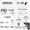 (Refurbished) pTron Dynamo Rush 10000mAh 22.5W Nano Power Bank, Compact Size Fast Charging, Supports VOOC/Wrap/Dash USB Charging, 20W PD Fast Charging, USB Type-C Input Cable, 2 Output Ports & BIS Certified (Black) (Refurbished) pTron Dynamo Rush 10000mAh 22.5W Nano Power Bank, Compact Size Fast Charging, Supports VOOC/Wrap/Dash USB Charging, 20W PD Fast Charging, USB Type-C Input Cable, 2 Output Ports & BIS Certified (Black)