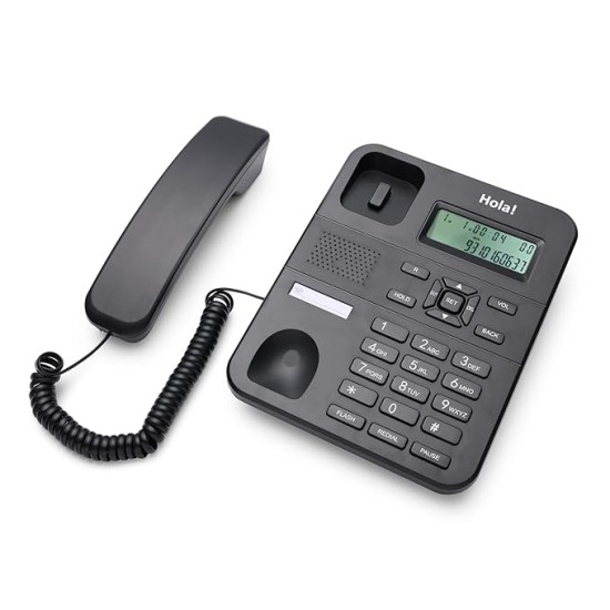 Hola TF 310 Caller Id Corded Landline Phone with CLI and Incoming and Outgoing Call List for Direct Dialing Hola TF 310 Caller Id Corded Landline Phone with CLI and Incoming and Outgoing Call List for Direct Dialing