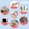 BabyPro (Pack of 12) Silicone Corner Guards, Corner Protector for Sharp Corners of Furniture, Baby Bed Protector, Table Corner and Edge Protector and Soft PVC Transparent Corner Guard