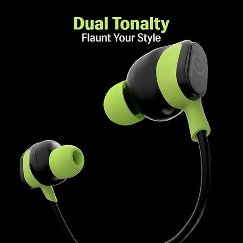 Lava Probuds E1c in Ear Earphone | 12mm Bass Boosted Copper Driver with Pocket Comfy C Type Jack with Wire Protector | Dual Tone Stylish Design | in-Built Mic | IPX4 Water Resistant (Black) Lava Probuds E1c in Ear Earphone | 12mm Bass Boosted Copper Driver with Pocket Comfy C Type Jack with Wire Protector | Dual Tone Stylish Design | in-Built Mic | IPX4 Water Resistant (Black)