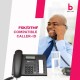 Beetel M90N Corded Landline Phone with 16 Digit LCD Display,FSK/DTMF Compatable Caller N ID,8 Direct One Touch & 10 Two Touch Memory,Volume Control for Speaker Phone,Music On Hold(Antracite), Black