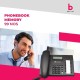 Beetel M90N Corded Landline Phone with 16 Digit LCD Display,FSK/DTMF Compatable Caller N ID,8 Direct One Touch & 10 Two Touch Memory,Volume Control for Speaker Phone,Music On Hold(Antracite), Black