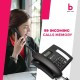 Beetel M90N Corded Landline Phone with 16 Digit LCD Display,FSK/DTMF Compatable Caller N ID,8 Direct One Touch & 10 Two Touch Memory,Volume Control for Speaker Phone,Music On Hold(Antracite), Black