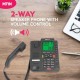 Beetel M71N Caller ID Landline Phone for Home or Office, 16 Digit Display, 2-Way Speaker Phone with Adjustable Volume, 8 One Touch Memory Buttons, TEC Certified, 30 Incoming Call Memory (Anthracite)
