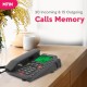 Beetel M71N Caller ID Landline Phone for Home or Office, 16 Digit Display, 2-Way Speaker Phone with Adjustable Volume, 8 One Touch Memory Buttons, TEC Certified, 30 Incoming Call Memory (Anthracite)