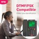 Beetel M71N Caller ID Landline Phone for Home or Office, 16 Digit Display, 2-Way Speaker Phone with Adjustable Volume, 8 One Touch Memory Buttons, TEC Certified, 30 Incoming Call Memory (Anthracite)