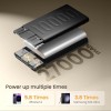 (Refurbished) Ambrane 27000mAh Powerbank, 20W Fast Charging, Triple Output (2 USB & 1 Type C), PD, Quick Charge for iPhone, Android & Other Devices, Made in India + Type C Cable (Stylo Pro 27K, Black) (Refurbished) Ambrane 27000mAh Powerbank, 20W Fast Charging, Triple Output (2 USB & 1 Type C), PD, Quick Charge for iPhone, Android & Other Devices, Made in India + Type C Cable (Stylo Pro 27K, Black)