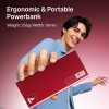 boAt Energyshroom PB300 Powerbank with 10000mAh Battery, 22.5w Fast Charging, USB Type-C Input, 12-Layer Smart IC Protection, LED Indicators and Aluminum Alloy Casing(Martian Red)