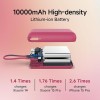 Xiaomi Pocket Power Bank 10000mAh 22.5W with Built-in Cable | Super Fast Charging PD |Smart 12 Layer Protection|Triple Output Ports|Supports Android,Apple, Tablets, Earbuds,Watch(MI Powerbank),Maroon Xiaomi Pocket Power Bank 10000mAh 22.5W with Built-in Cable | Super Fast Charging PD |Smart 12 Layer Protection|Triple Output Ports|Supports Android,Apple, Tablets, Earbuds,Watch(MI Powerbank),Maroon