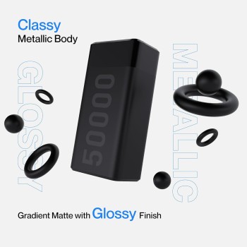(Refurbished) Ambrane 50000mAh Powerbank, 20W Fast Charging, Triple Output (2 USB & 1 Type C), PD, Quick Charge for iPhone, Android & Other Devices, Made in India + USB Type-C Input (Stylo Max 50k, Black) (Refurbished) Ambrane 50000mAh Powerbank, 20W Fast Charging, Triple Output (2 USB & 1 Type C), PD, Quick Charge for iPhone, Android & Other Devices, Made in India + USB Type-C Input (Stylo Max 50k, Black)
